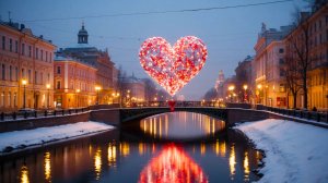 Новогодняя прогулка по центру САНКТ-ПЕТЕРБУРГА. Нет ни снега ни солнца. 4К