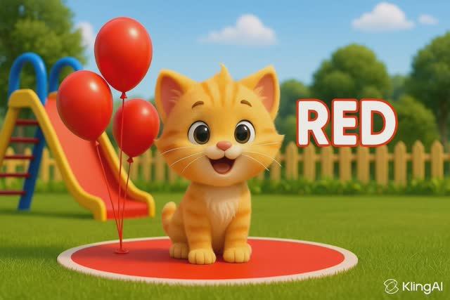 Котенок с воздушными шарами смотреть онлайн