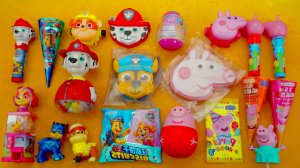 Игрушки и конфеты «Щенячий патруль» и «Свинка Пеппа» | Вкусные леденцы