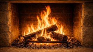 Уютный камин 2 часа | Живой огонь и звук потрескивающих дров | Фоновое видео для тв и проектора
