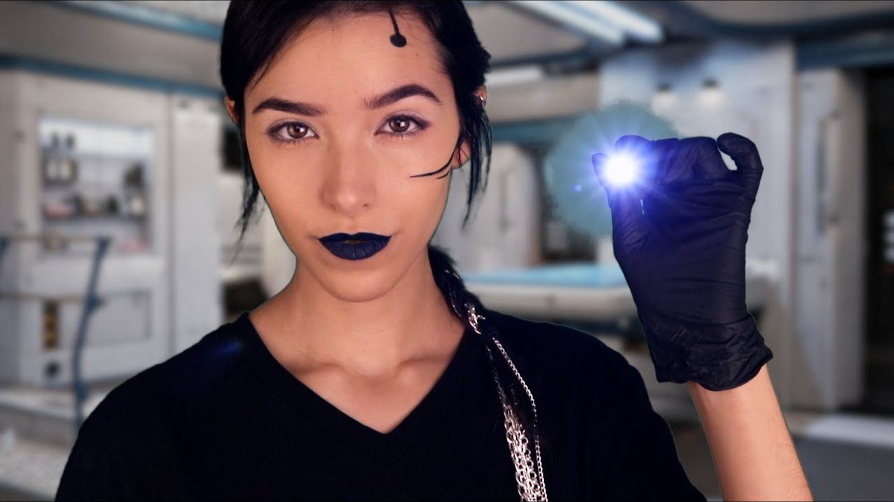 ASMR Eye Exam - Space Travel Medical Series смотреть онлайн