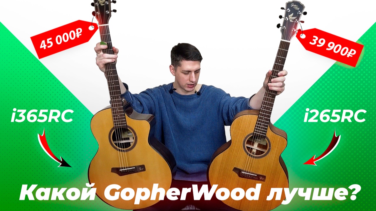 Какая гитара лучше? Сравнение GopherWood: I265RC Vs I365RC