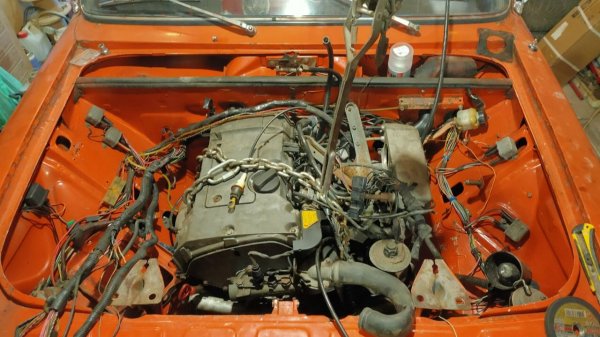 свап "мерсошеснарь" ч2 примерка двигателя, не все так гладко...