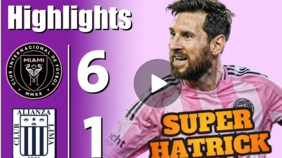 Месси Суперхет-трик 💥 Интер Майами против Альянса Лима 6:1 2026 🎬 смотреть онлайн
