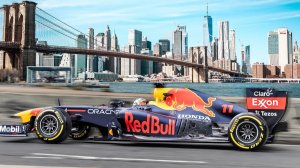 Болид Формулы 1 На Улицах Нью-Йорка (Ред Булл | Red Bull)