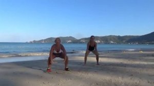 Жиросжигающая тренировка без оборудования. Елена Сан?