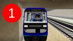 1 линия метро Егоровска в майнкрафт