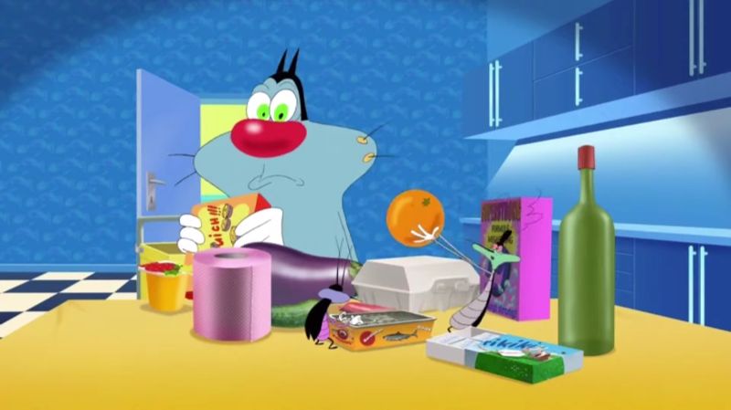 Огги и тараканы ｜ Помогаем коту поймать тараканов