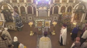 Запись трансляции 10 января 17:00. Всенощное бдение