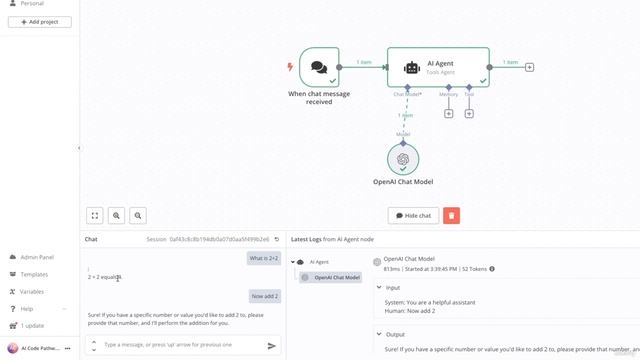 2-6. Adding Memory to AI Agent смотреть онлайн