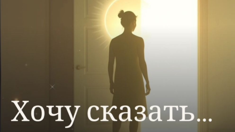 Хочу сказать...