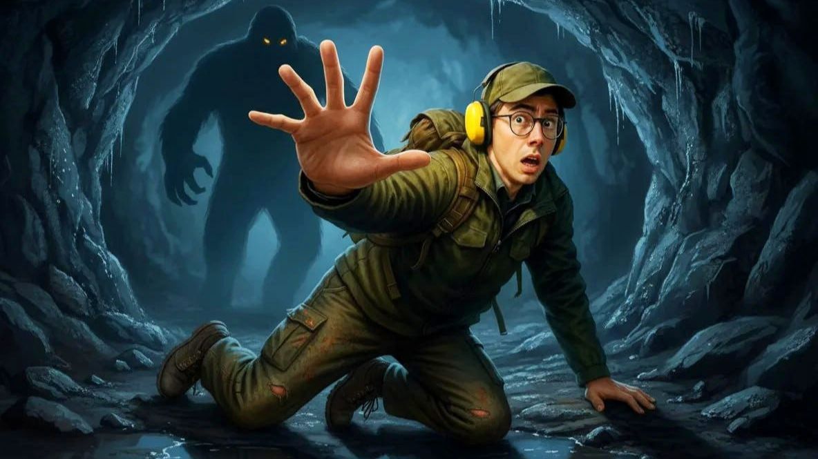 БИГФУТ УБИВАЕТ МЕНЯ В ПЕЩЕРЕ!