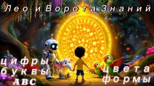 Лео у ворот знаний  | Счёт, буквы, цвета, формы | Обучающая песня для детей