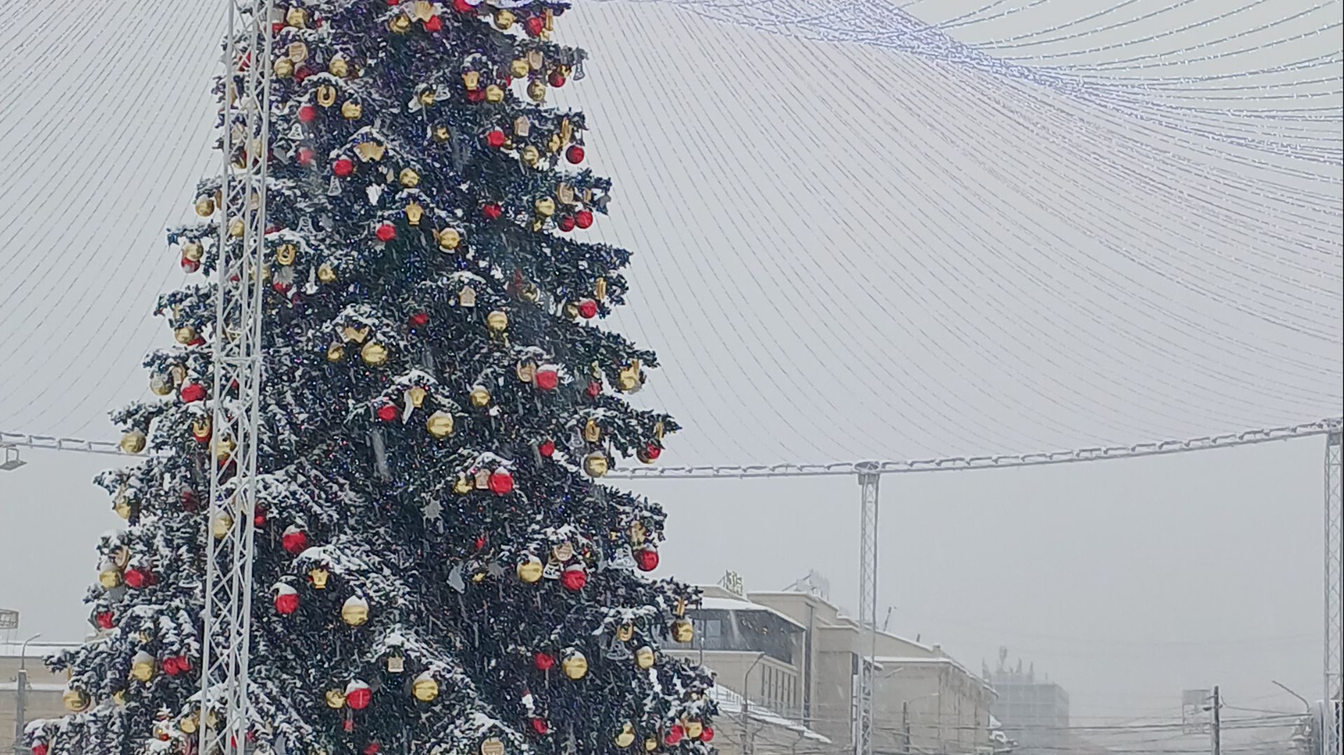 Новогодняя Тула# Снегопад