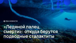 Откуда берутся подводные сталактиты?