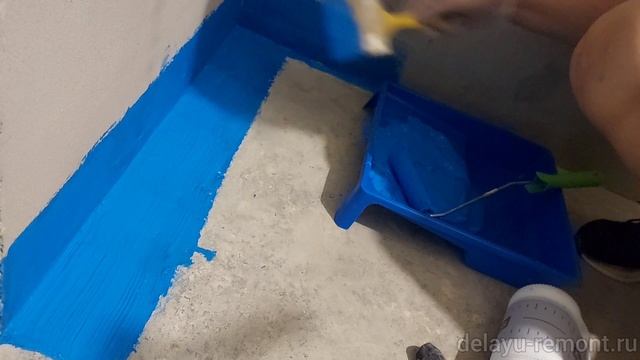 Гидроизоляционная лента по периметру ваннойкомнаты.mp4 #30 смотреть онлайн