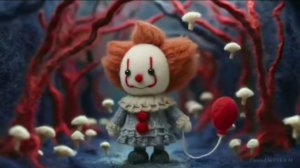 Новогодний клип с хоррор-персонажами