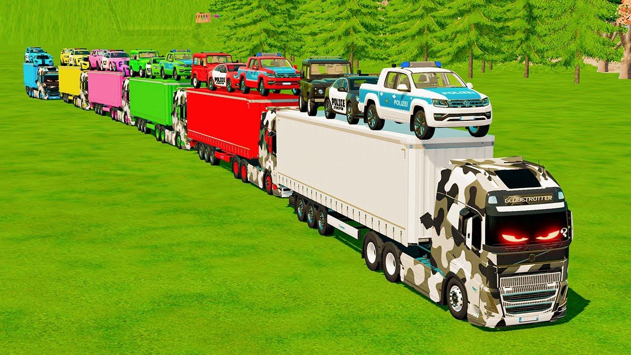 Машинки летают и прыгают! Развивающие мультики Машины помощники. Мультфильмы про машинки смотреть онлайн