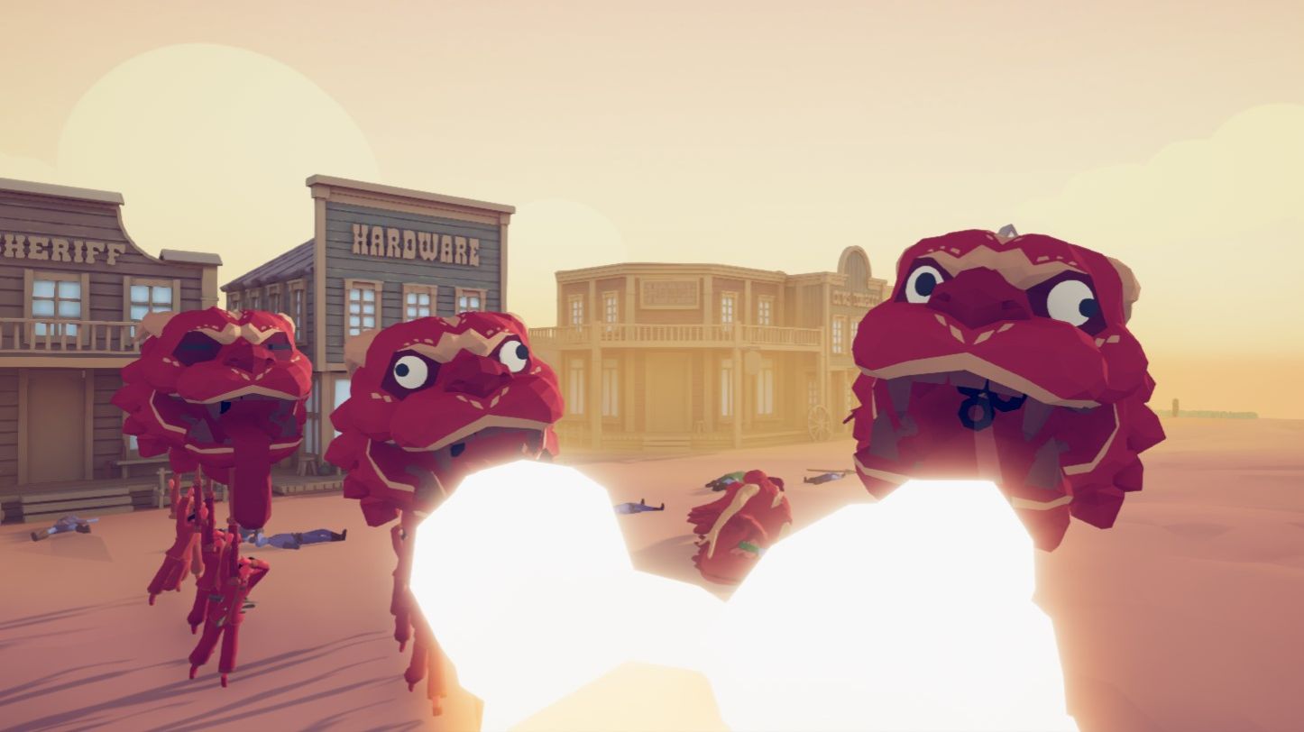 ДИКИЕ ДРАКОНЫ НА ДИКОМ ЗАПАДЕ Ϟ Totally Accurate Battle Simulator #8