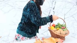 Жизнь в ледяной деревне  Готовим баранину