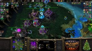 ЧЕТЫРЕ БАЗЫ У НЕЖИТИ И ВСЕ РАВНО МАЛО: Labyrinth (Ud) vs TH000 (Orc) Warcraft 3 Reforged