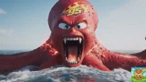 МУЛЬТФИЛЬМ ДЛЯ ДЕТЕЙ, Котёнок устраивает гонку с львом и потом спасают город от инопланитян