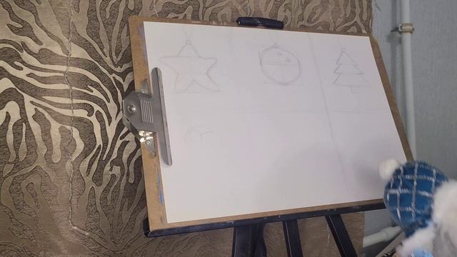 Ёлочные игрушки акварелью 1 часть смотреть онлайн
