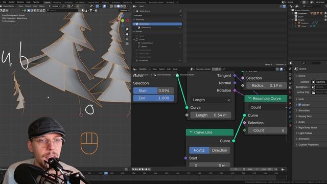 Procedural Stylized Worlds in Blender - Module 2_3_Trees