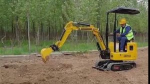 Мини экскаватор Риппа 319 доделки,  тест драйв отвала снега для миниэкаватора Rippa