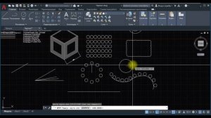 AutoCad для начинающих  Урок 5. Изометрия, Массив, Облако.