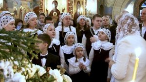 Рождество Христово. Рождественские песнопения в исполнении детского хора Воскресной шк. "Радовесть".