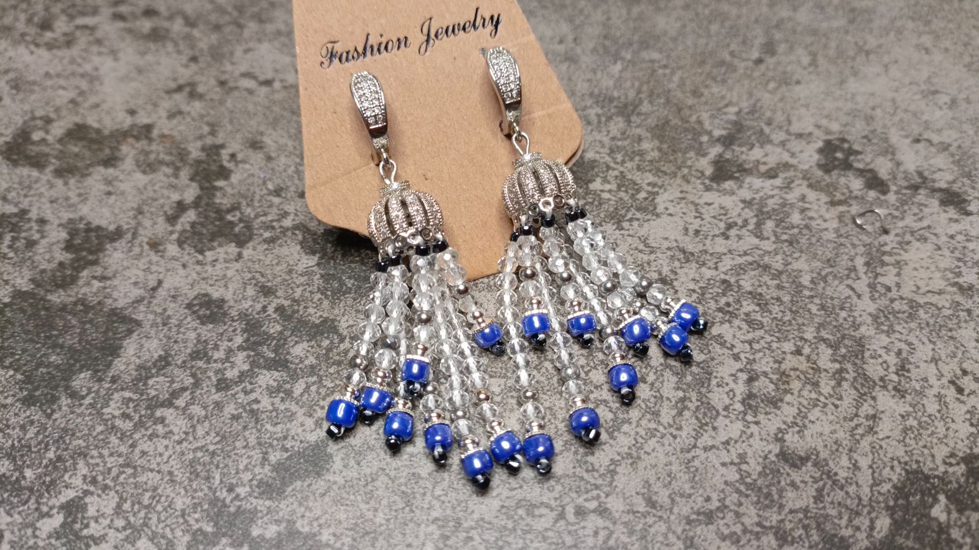 Серьги - кисти МК.