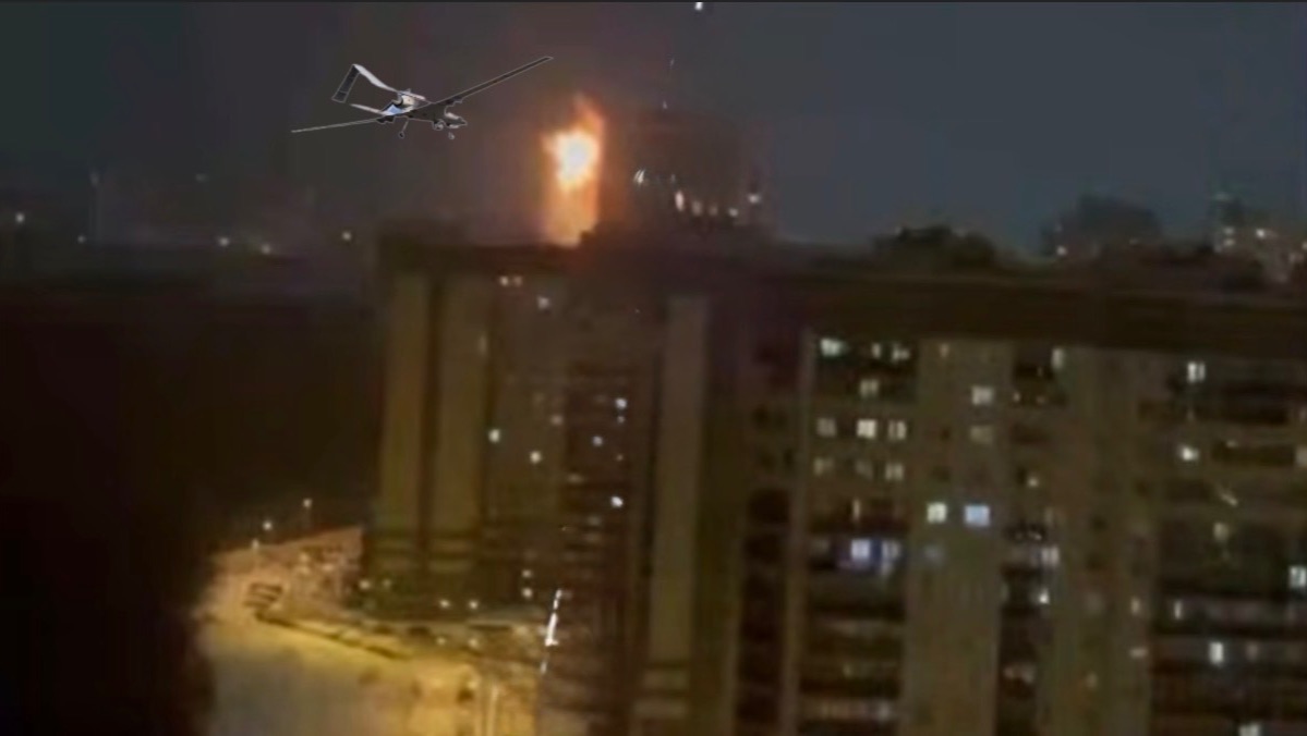 Появились кадры атаки БПЛА на Воронеж. Есть пострадавшие. Новости 10.01.2026 смотреть онлайн