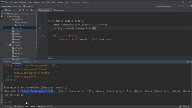 35 Выборка записей из таблицы. Курс по Django 3 смотреть онлайн