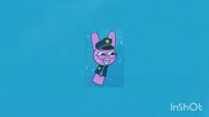 пинки бежит футаж (она догоняет)