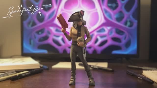 Персонаж из комикса Дары бродячих льдов, научная фантастика - коллекционные модельки, диорама, 3d смотреть онлайн