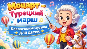 Моцарт – Турецкий марш | Классическая музыка для детей
