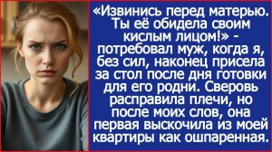 «Извинись перед матерью! Ты обидела её своим кислым лицом!» | ИСТОРИИ ИЗ ЖИЗНИ | АУДИО РАССКАЗЫ
