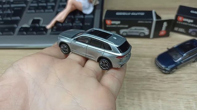 Geely Monjaro'2021 (Xingyue L) Переставил Диски. 1-64Bburago.+