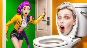 Камуфляжные Прятки От KPOP DEMON HUNTERS и Saja Boys в 3:00 ночи!