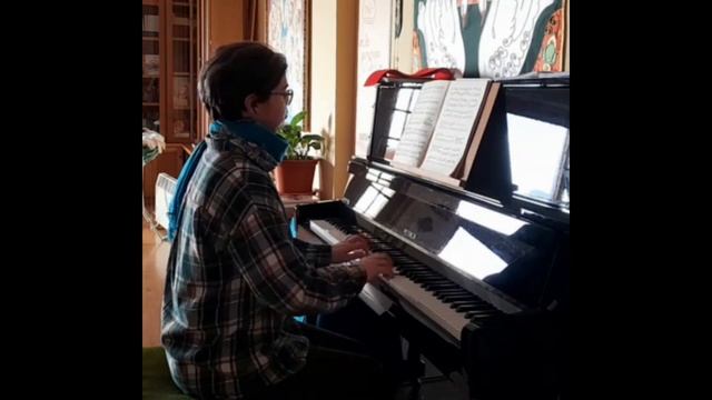 Анна Раевская - К.Черни, опус 740, этюд №1 смотреть онлайн