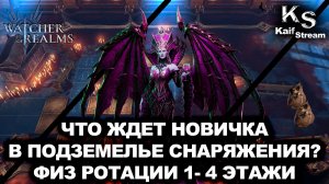 ЭЙ НОВИЧОК! НЕ ПРОПУСТИ ПОДЗЕМЕЛЬЕ ДЛЯ СНАРЯЖЕНИЯ 1-4 ЭТАЖИ В WATCHER OF REALMS|WOR|#watcherofrealms