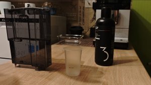 Чистим автоматическую кофемашину от накипи жидким средством CUP3