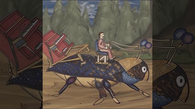 Очень странный жук #animation