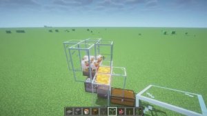 Гайд как сделать 2 фарма "жареной курицы" и "костей". Minecraft