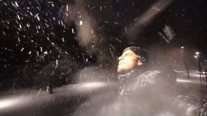 Снег ❄Метель❄Владивосток- снял фильм🎬 Скверы Владивостока в снегу. Очень красиво ❤10. 01.26❄