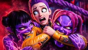 Руми, Мира и Зои превращаются в демонов. Охотники на демонов