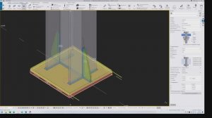 Текла,Tekla Structures. 4. ч.2 Построение 3D модели Отверстия в пластине. Этажерка