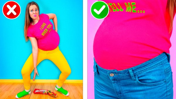 Я БЕРЕМЕННА! 13 ЛАЙФХАКОВ и Смешных ситуаций ДЛЯ БЕРЕМЕННЫХ!