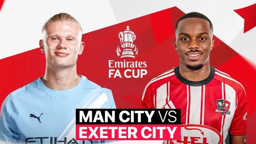 Манчестер Сити — Эксетер Сити Футбол. Англия. Кубок. 1/32 финала 10.01.2026 Прямая трансляция смотреть онлайн